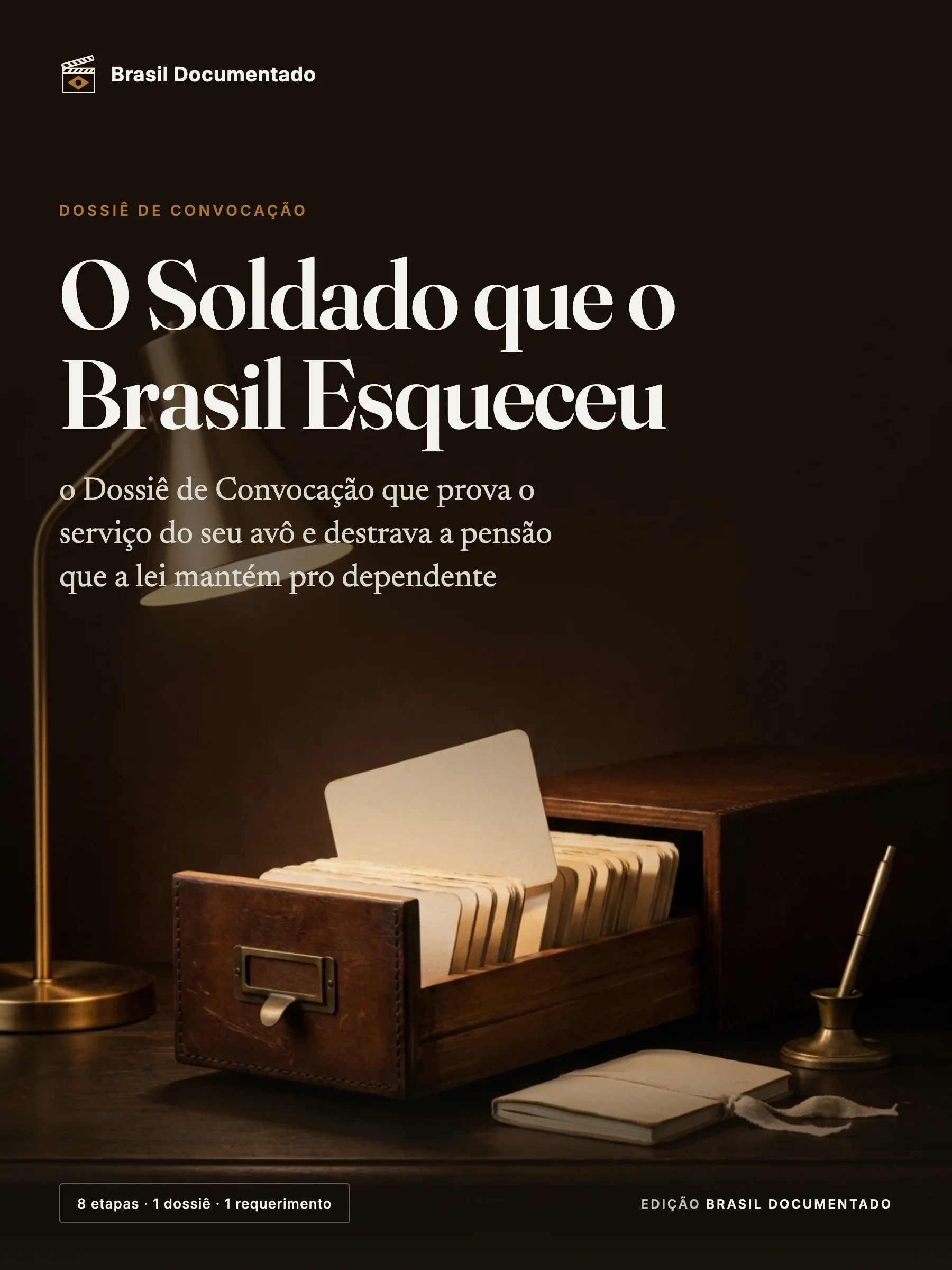 Capa do guia O Soldado que o Brasil Esqueceu